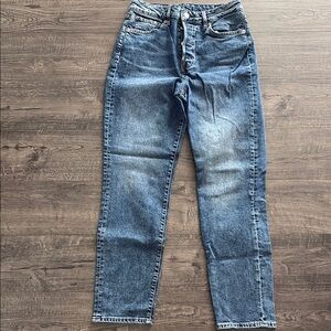 H&M Women's High Rise Mom Denim Jeans